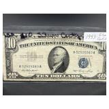 1953 $!0 SILVER CERTIFICATE NOTE