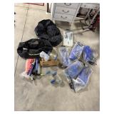 DIVING FLIPPER AND BAG LOT