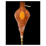 ANTIQUE INLAID DECORATED BELLOW