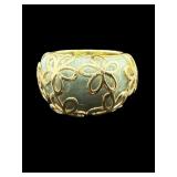 DESIGNER PAJ STERLING RETICULATED DOME RING