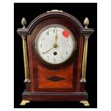 ANTIQUE FRENCH INLAID MANTLE CLOCK