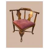 AMERICAN DREW CHERRY QUEEN ANNE CORNER CHAIR