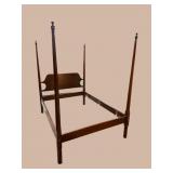 CRAFTIQUE SOLID MAHOGANY FULL SIZE PENCIL POST BED