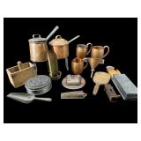LARGE LOT OF COPPER, PEWTER ITEMS