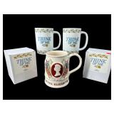 PR OF MOTTAHEDEH THINK OF ME MUGS AND 1 MASONS