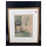 EXTERIOR WATERCOLOR IN FRAME