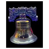 ST CLAIR BLUE CARNIVAL COBALT LIBERTY BELL