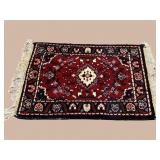 1 FT 11 IN X 1 FT 3 IN ANTIQUE HANDMADE WOOL PILE