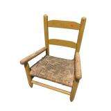 CHILDS OAK SLAT BACK CHAIR