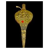ANTIQUE POLISHED BRASS BELLOW AS IS