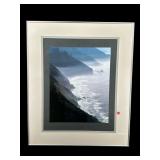 LARGE PRINT MIST ON COAST BIG SUR CALIFORNIA 1975