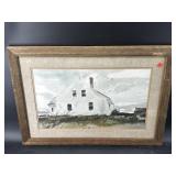 ANDREW WYETH PRINT TITLED BRADFORD HOUSE