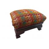 MAHOGANY OGEE STOOL