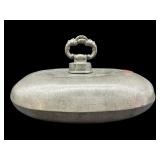 ANTIQUE PEWTER FOOT WARMER