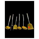 6 PC LOT OF PRIMITIVE KITCHEN UTENSILS