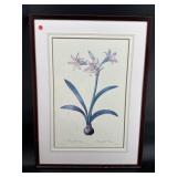DECORATIVE FLORAL PRINT IN FRAME