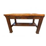 NATIONAL FURNITURE OAK ARTS & CRAFTS LIBRARY DESK