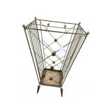 MCM FOOTED METAL UMBRELLA STAND