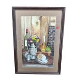 WATERCOLOR SIGNED LINDA LADWIG