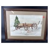 WATERCOLOR SIGNED LINDA LADWIG