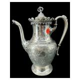 SIMPSON HALL MILLER & CO SILVERPLATE COFFEE POT