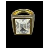 KENNETH J. LANE WHITE SAPPHIRE RING