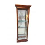PULASKI CHERRY TALL SQUARE CURIO