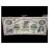 1862 $3 FARMERS AND MERCHANTS BANK NOTE