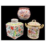 3 PC LOT ORIENTAL PORCELAIN