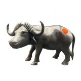 WOOD CARVED BULL