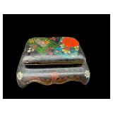 ANTIQUE CLOISONNE STAMP BOX