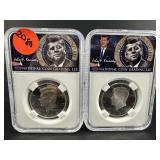 2000 AND 2004 KENNEDY PROOF HALF DOLLARS