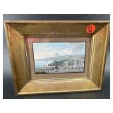 NEAPOLITAN SCHOOL 19TH CENT. GOUACHE PAINTING OF