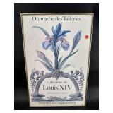 FRENCH LOUIS XV ADVERTISEMENT PRINT IN FRAME