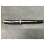 ANTIQUE PARKER VACUMATIC 14K GOLD NIB FOUNTAIN PEN