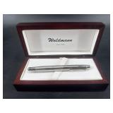WALDMANN FOUNTAIN PEN 18K GOLD NIB IN BOX