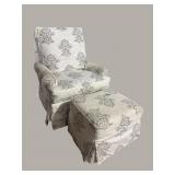 CHAIR AND OTTOMAN