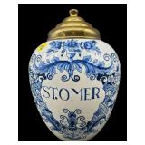 BLUE DELFT PORCELAIN BLUE AND WHITE ST. OMER
