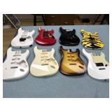 LOT OF 8 GUITAR SOLID BODIES