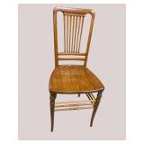 TIGER OAK SPINDLE CHAIR