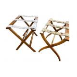 2 FOLDING LUGGAGE RACKS
