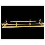 BRASS FIREPLACE FENDER