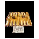 BACKGAMMON SET IN CASE