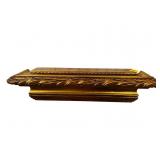 ORNATE GOLD WALL SHELF