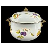 ENAMELWARE TABLETOPS UNLIMITED FRUIT DECORATED 2