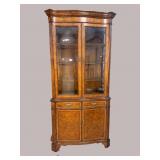 QUALITY ALL BURLED LARGE 2 PC CURIO