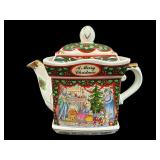 SADLER ENGLAND CHRISTMAS MORNING TEAPOT