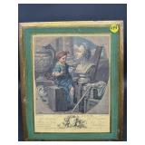 FLORENTINE ITALY CHILD BUST SCENE PICTURE ON BOARD