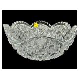 ANTIQUE ABP CUT CRYSTAL BOWL