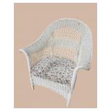 ANTIQUE WICKER CHAIR